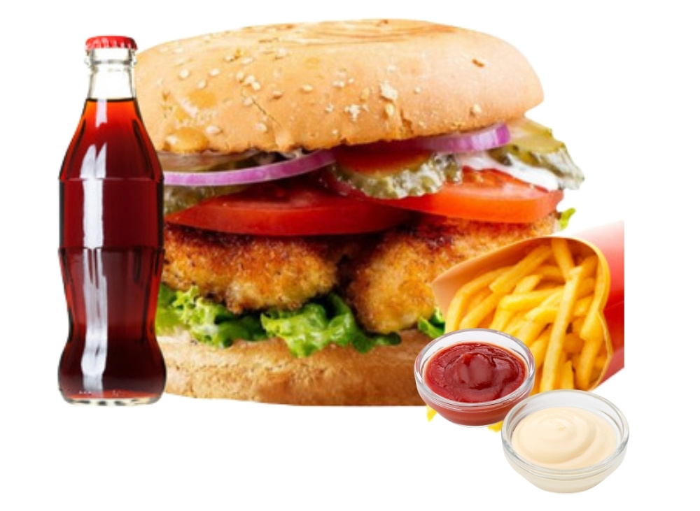 Chicken Burger Menü