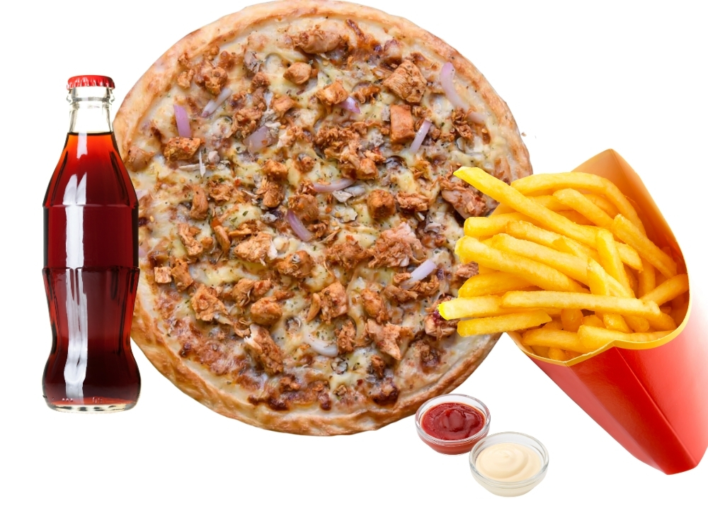 TAVUKLU PİZZA MENÜ